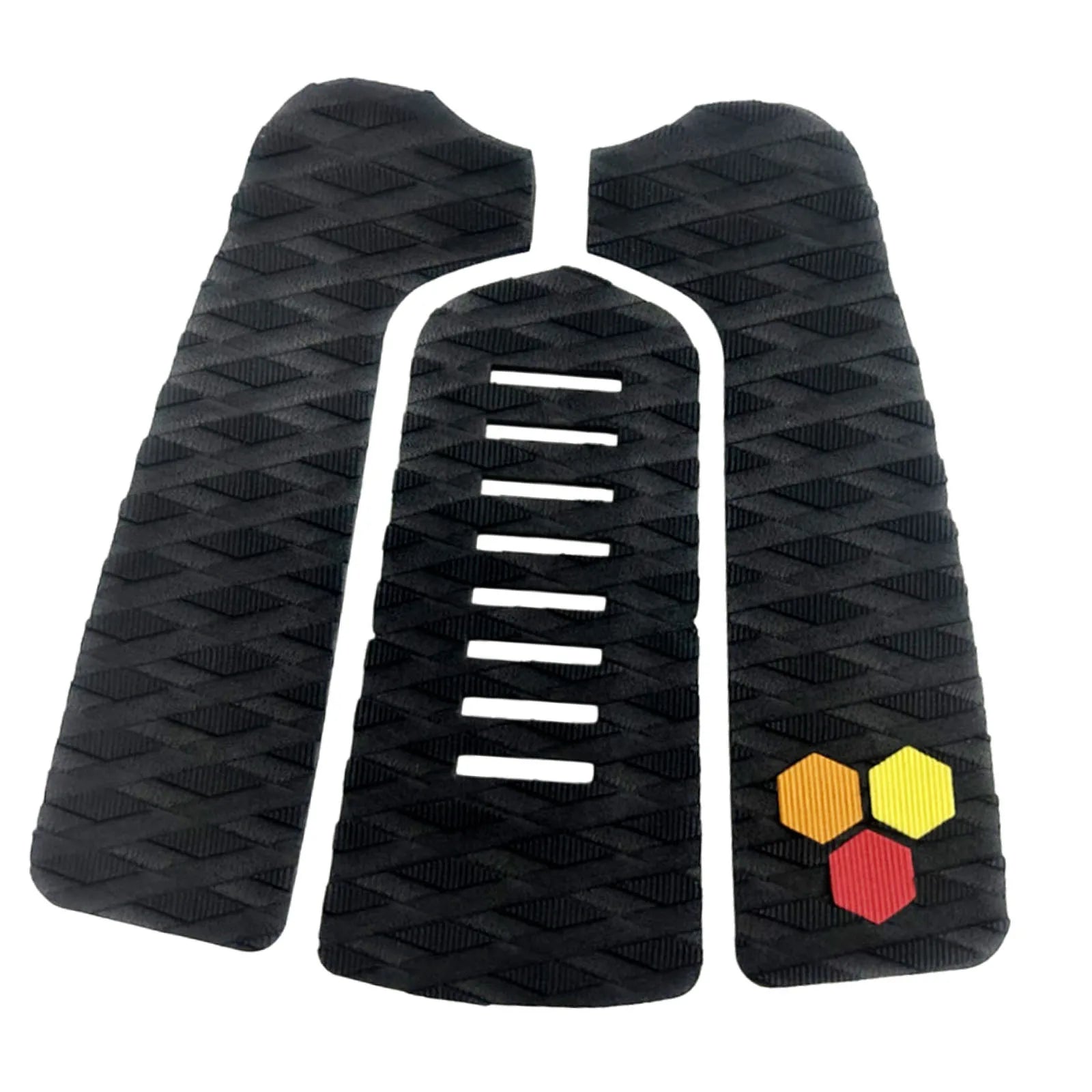 3 Pcs Surfboard Traction Pad DIY Tail Pad EVA Surf Non Slip Water Sports Decks Pad Deck Adjustable Boat Floor Mat