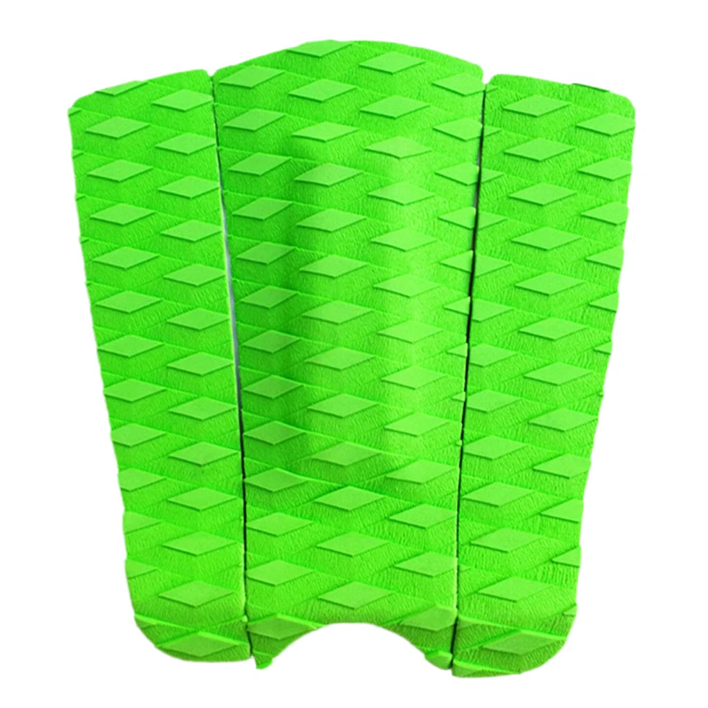 3 Pcs Surfboard Traction Pad DIY Tail Pad EVA Surf Non Slip Water Sports Decks Pad Deck Adjustable Boat Floor Mat