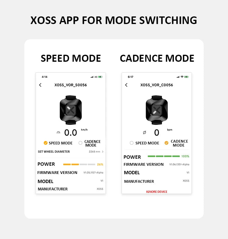 XOSS Vortex Speed ​​Cadence Sensor X2 Heart Rate Monitor S1 Bike Computer GPS Mount For GARMIN iGPSPORT BSC100s Bryton G2 plus G+