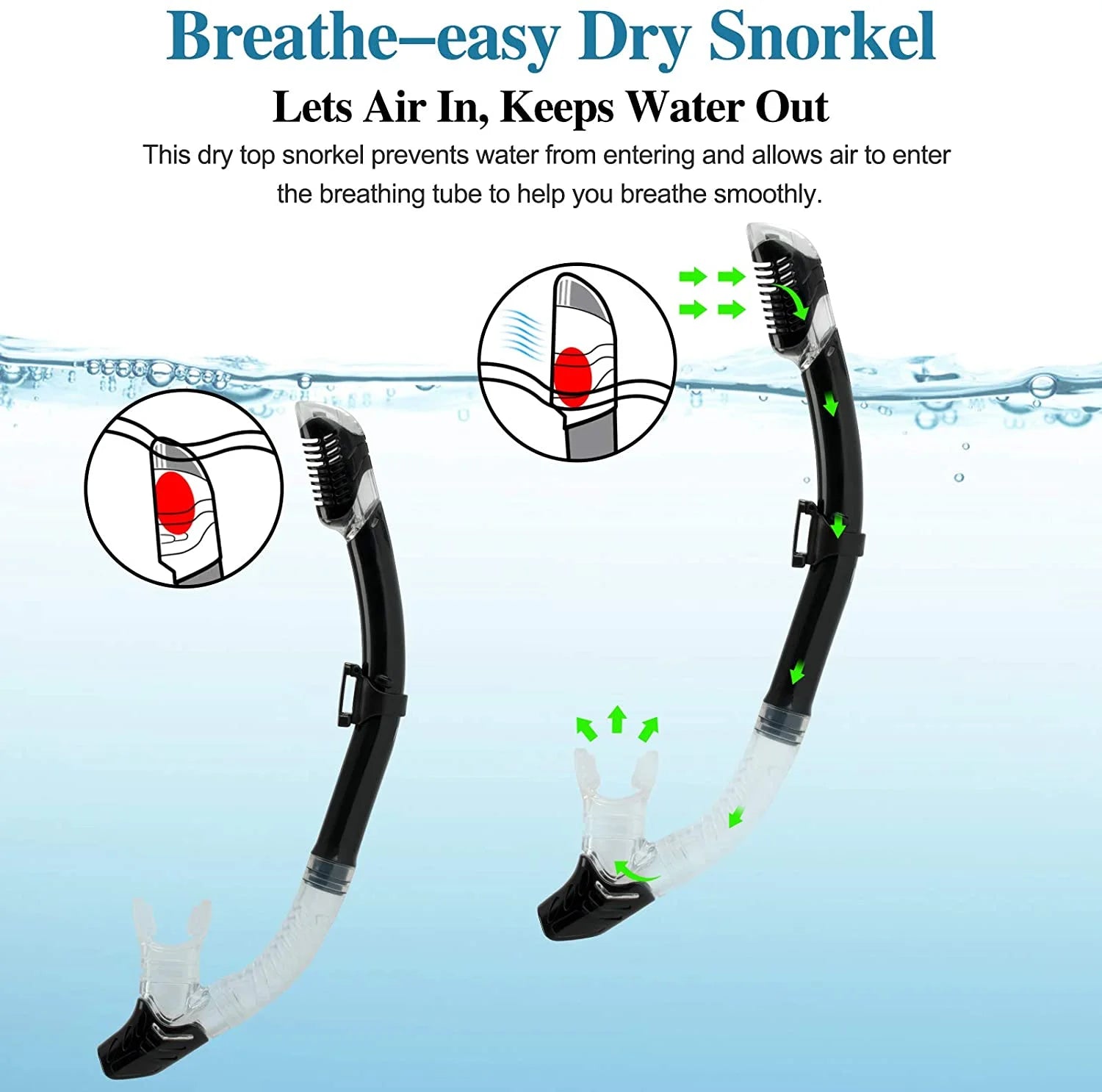 QYQ Diving mask Professional Snorkel Diving Mask and Snorkels Goggles Glasses Diving Swimming Easy Breath Tube Set Snorkel Mask