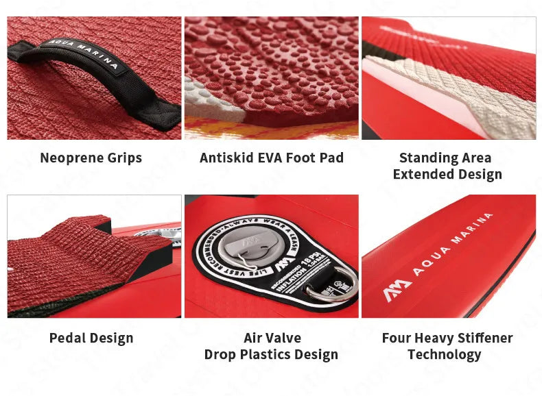 AQUA MARINA New RACE SUP Competition Surfboard 3.8m/4.2m Water Sports Pointed Design Fast Surfing Inflatable Surfboard 2 Size