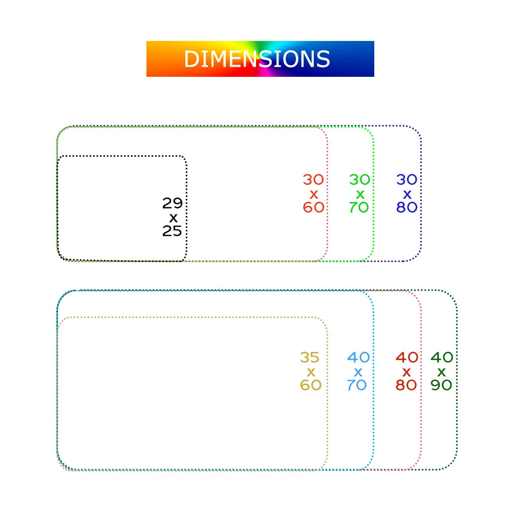 The Great Wave Off Kanagawa Black Gaming Mouse Pad Cushions Non-slip Pad Pad on The Table Carpet Gamepad Desk Gadget Mouse Mat