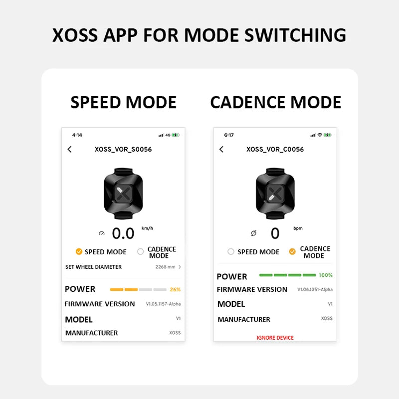 XOSS Vortex Speed ​​Cadence Sensor X2 Heart Rate Monitor S1 Bike Computer GPS Mount For GARMIN iGPSPORT BSC100s Bryton G2 plus G+