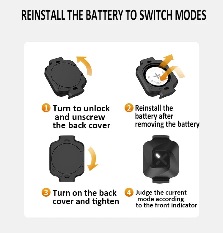XOSS Vortex Speed ​​Cadence Sensor X2 Heart Rate Monitor S1 Bike Computer GPS Mount For GARMIN iGPSPORT BSC100s Bryton G2 plus G+