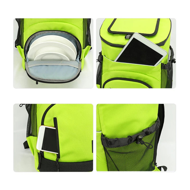 30L Cooler bag Soft Large 36 Cans Thermal Backpack Insulated Bag Fridge Travel Beach Ice Beer Leak-proof Food Storage Backpack