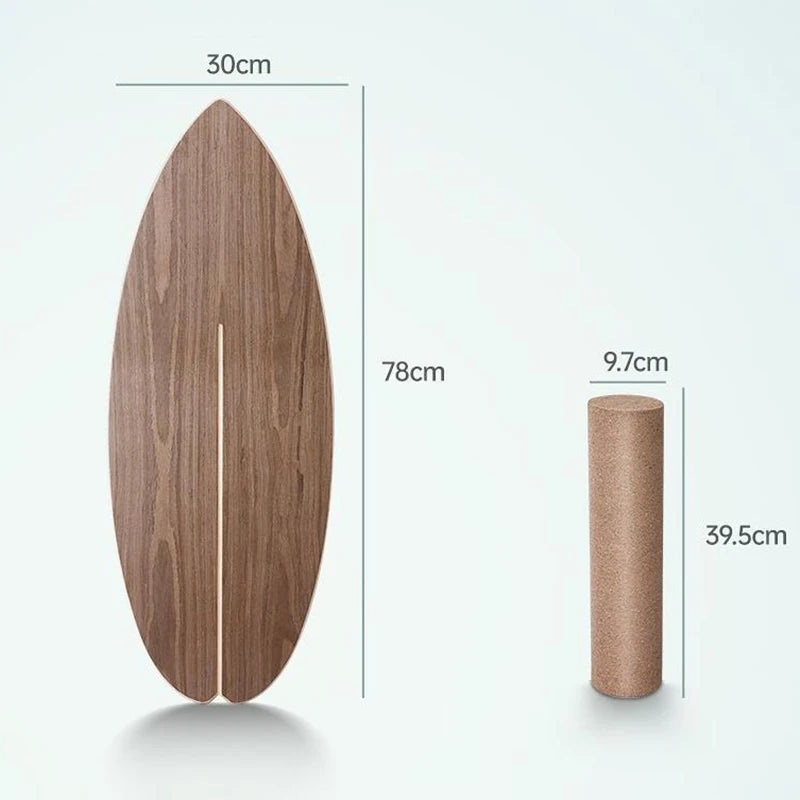 Maple Body Balance Board 78x30x1.5cm Home Indoor Land Surf Skate Surfboard Set Yoga Fitness Core Exercise Tools Pedal Sports