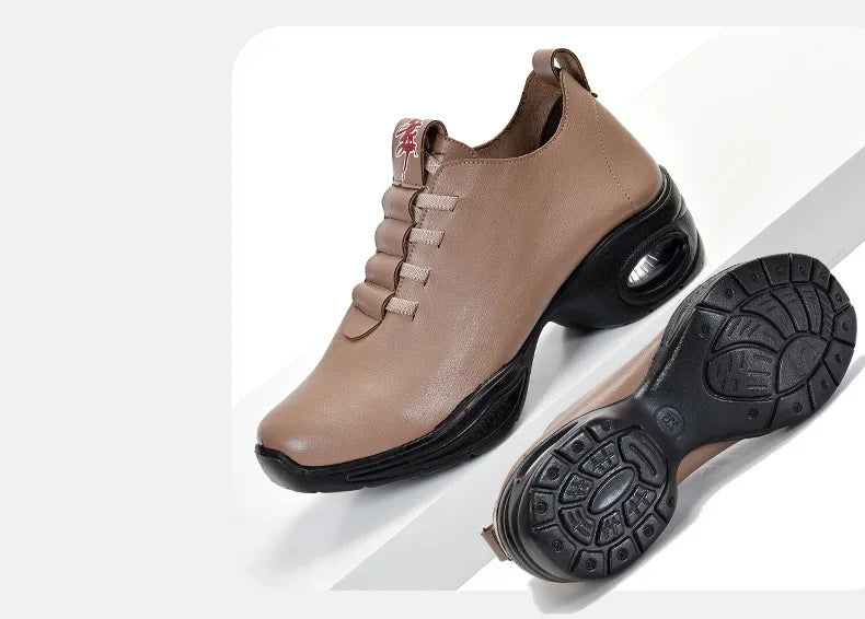 Dancing Shoes For Women Sports Feature Modern Dance Jazz Shoes Soft Outsole Breath Dance Shoes Female Waltz Sneakers