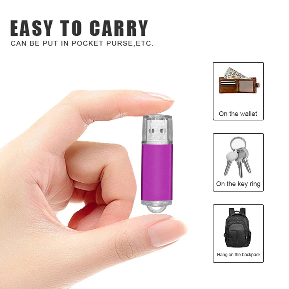 USB Flash Drive 64GB 32GB 16GB 8GB 4GB USB 2.0 Flash Memory U Stick High Speed ​​usb memories pendrive