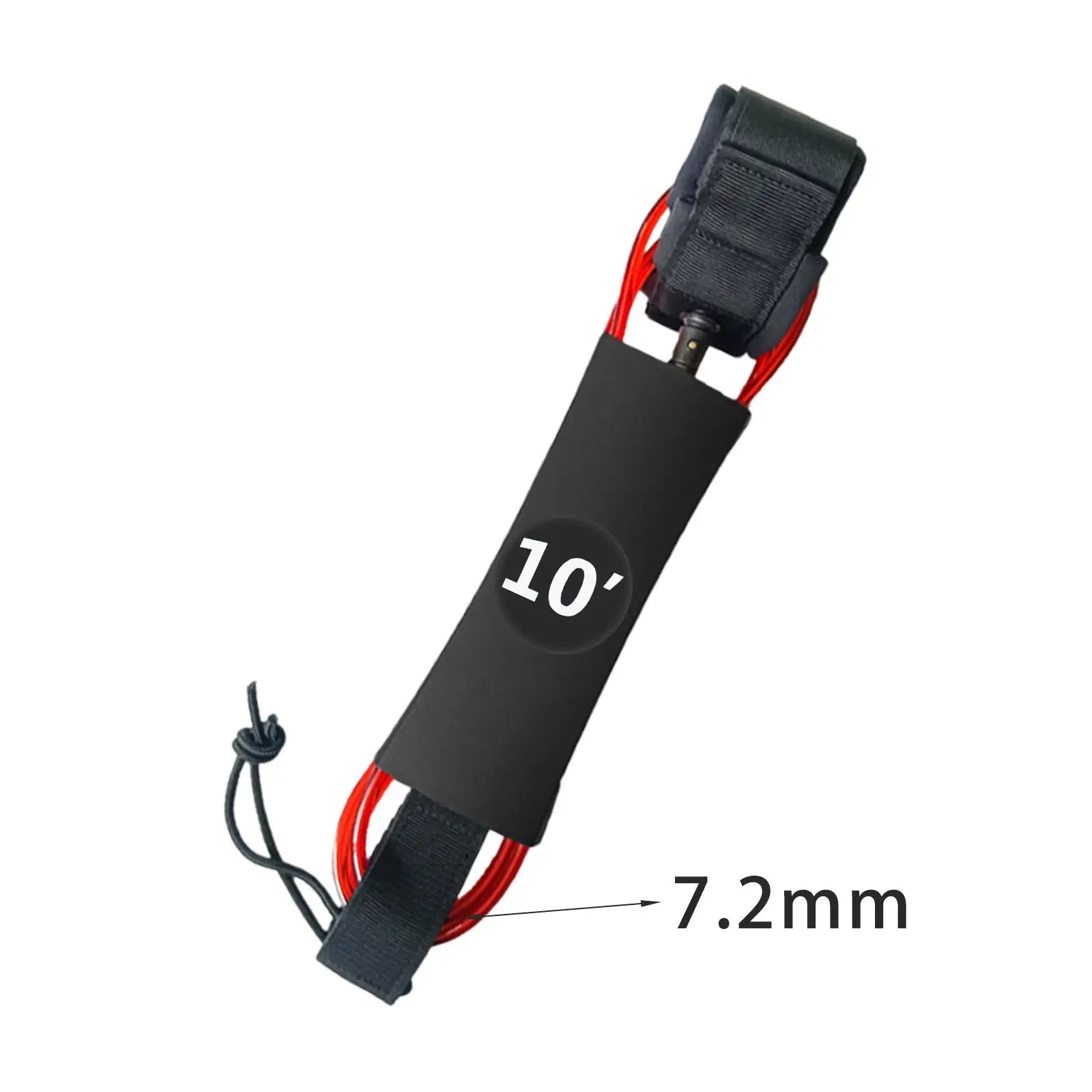 6/7/8/9/10ft Surfboard Leash Surfing Leash Paddleboard Ankle Strap Cuff Cord Elastic Cord Secure Tether Rope for Water Sports