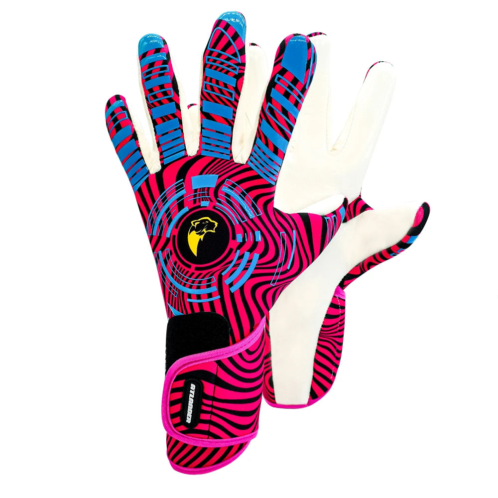 Adults Children Football Goalkeeper Gloves Latex Wear-resistant Sports Gloves Professional Match Anti-slip Soccer Goalie Gloves