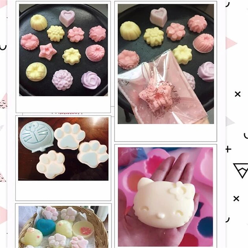 Transparent Handmade Soap Base Diy Soap Making Raw Material for Diy Essential Oil Breast Milk Soap Making High Quality
