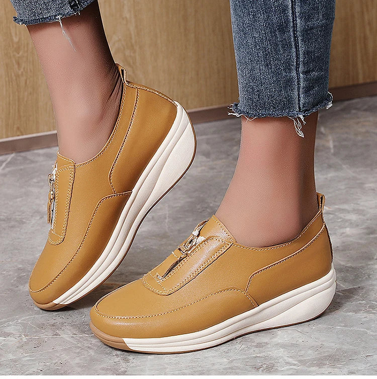 Women's Sports Shoes 2025 New White Shoes Woman Flats Casual Shoes Zapatillas De Mujer Flat Sneakers Casual Footwear Women
