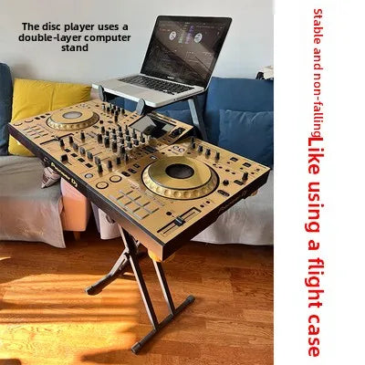 DJ Player Digital Controller Stand DJ Air Case Flight Stand Keyboard Piano X-Type Double Wind Instrument Stand