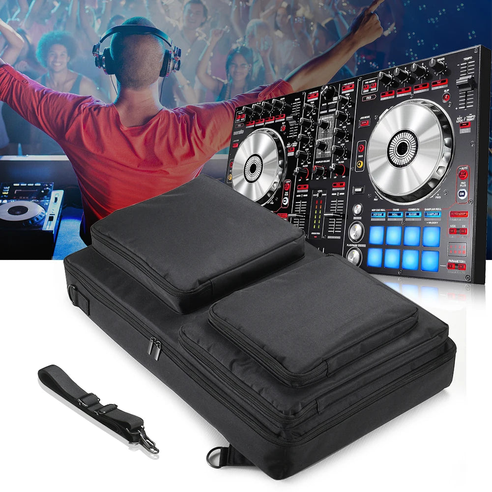 DJ Controller Shoulder Bag Adjustable Shoulder Strap Travel Protective Bag DJ Gig Bag for Pioneer DDJ- SR2 2023/ DDJ- SR 1st Gen