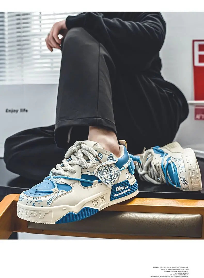 Men's Sneakers Trendy Skateboard Shoes Autumn New Casual Shoes Designer Platform Running Shoes for Men Tennis Zapatillas Hombre