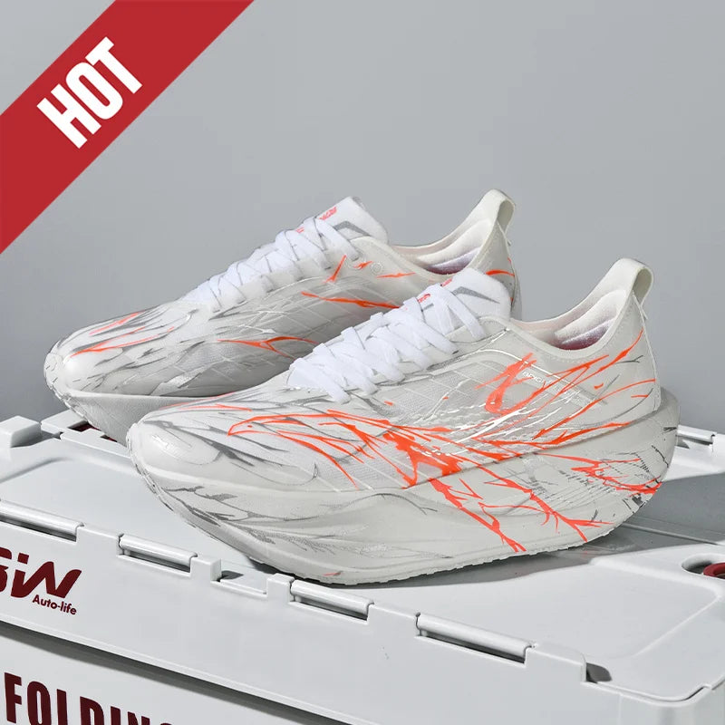 NEW Running Shoes Casual Carbon Board Marathon Men Sports Breathable Lightweight Women's Comfortable Athletic Antiship Sneakers