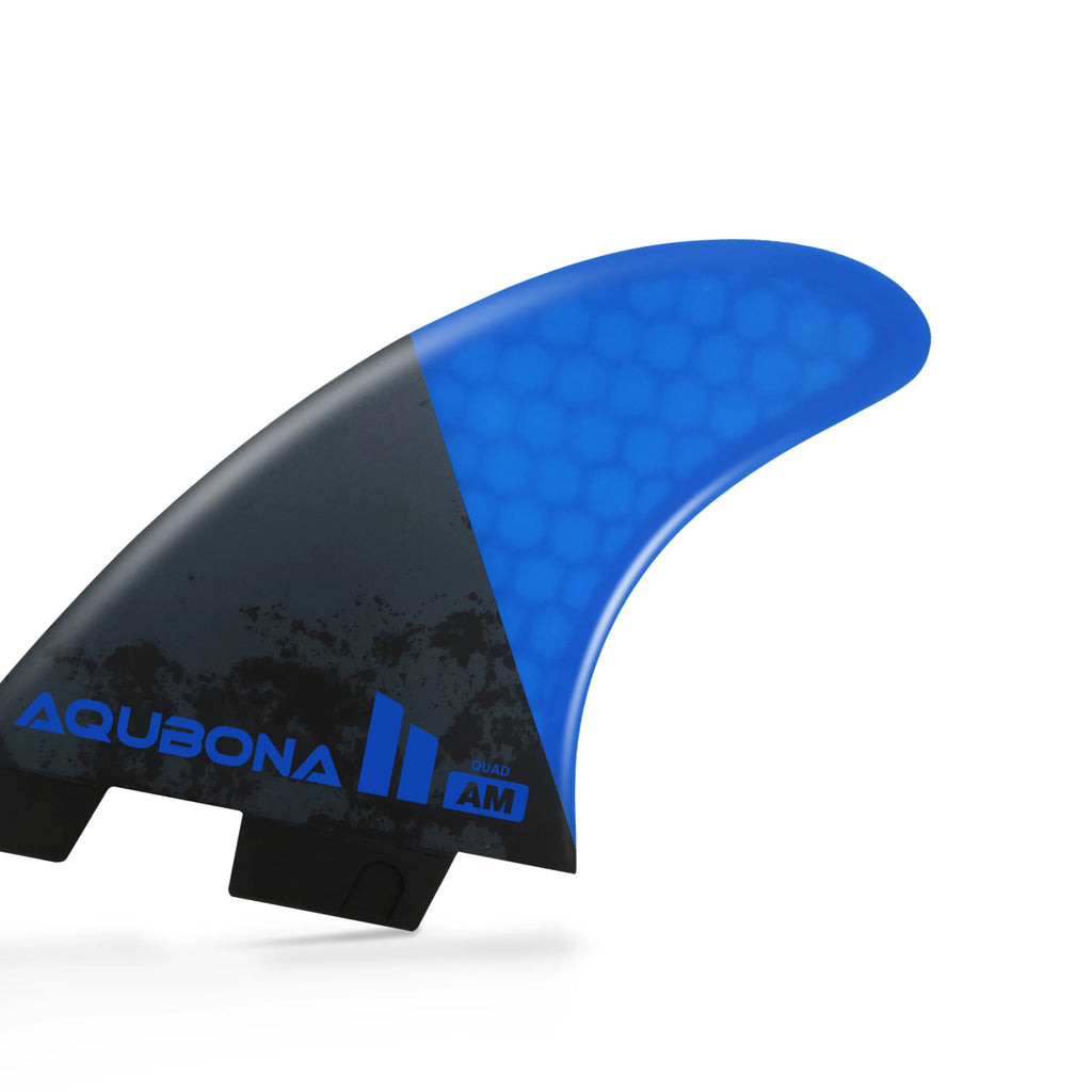 AQUBONA Fiberglass Honeycomb Surfboard Fin Thruster Surf Fin or Quad Set Single Tab or Dual Tab S/M/L Size With Key and Screws