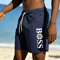 Men's Shorts 2025 Beach Trunks Summer Swim Gym Pants Quick Drying Swimming Homme Surf Ventilate Drawstring Fashion Casual Daily