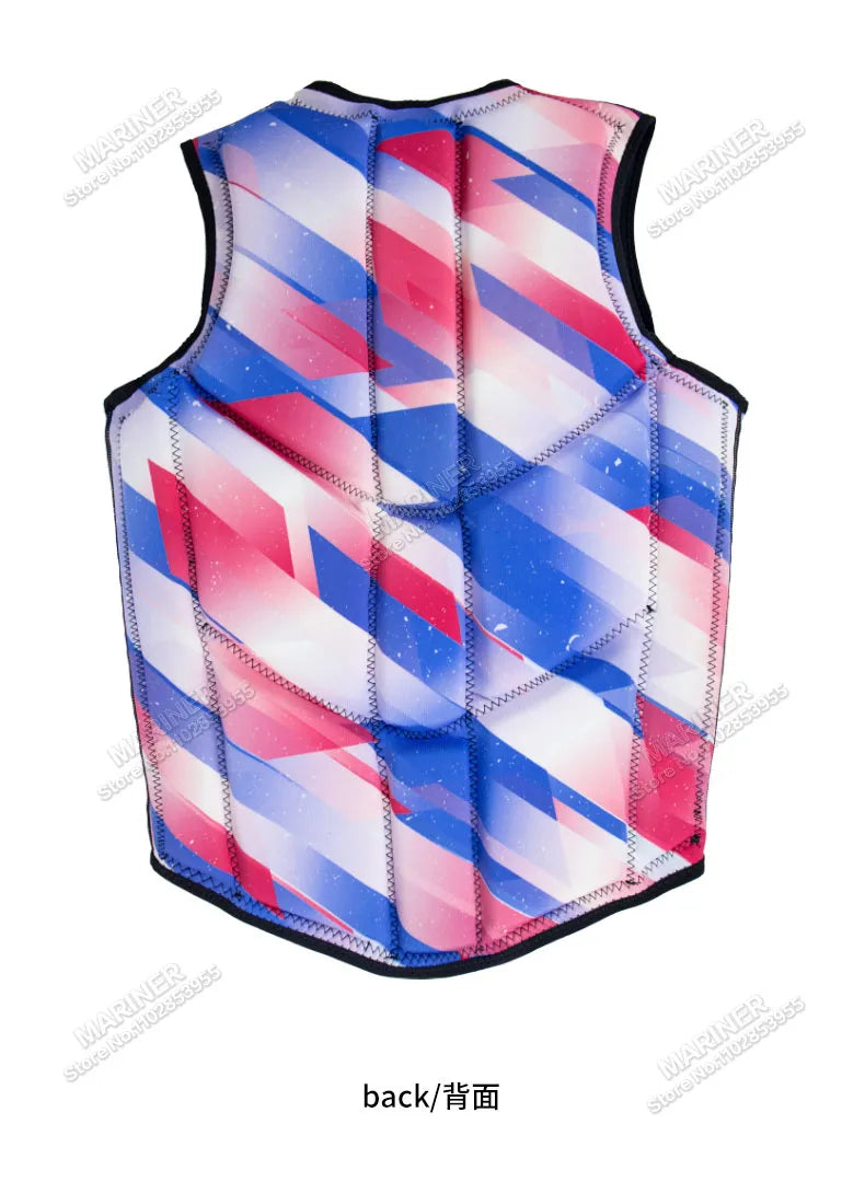 Wakesurf Comp Vest CE Approved Neoprene Life Jacket Premium Quality Impact Vest But Great for All Other Watersports Activities