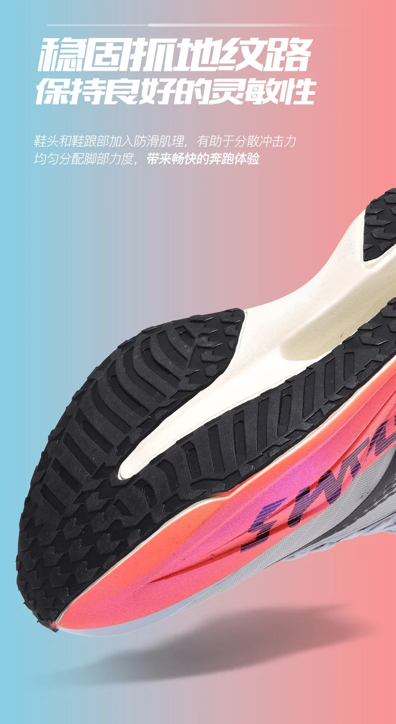 NEW Running Shoes Casual Carbon Board Marathon Men Sports Breathable Lightweight Women's Comfortable Athletic Antiship Sneakers