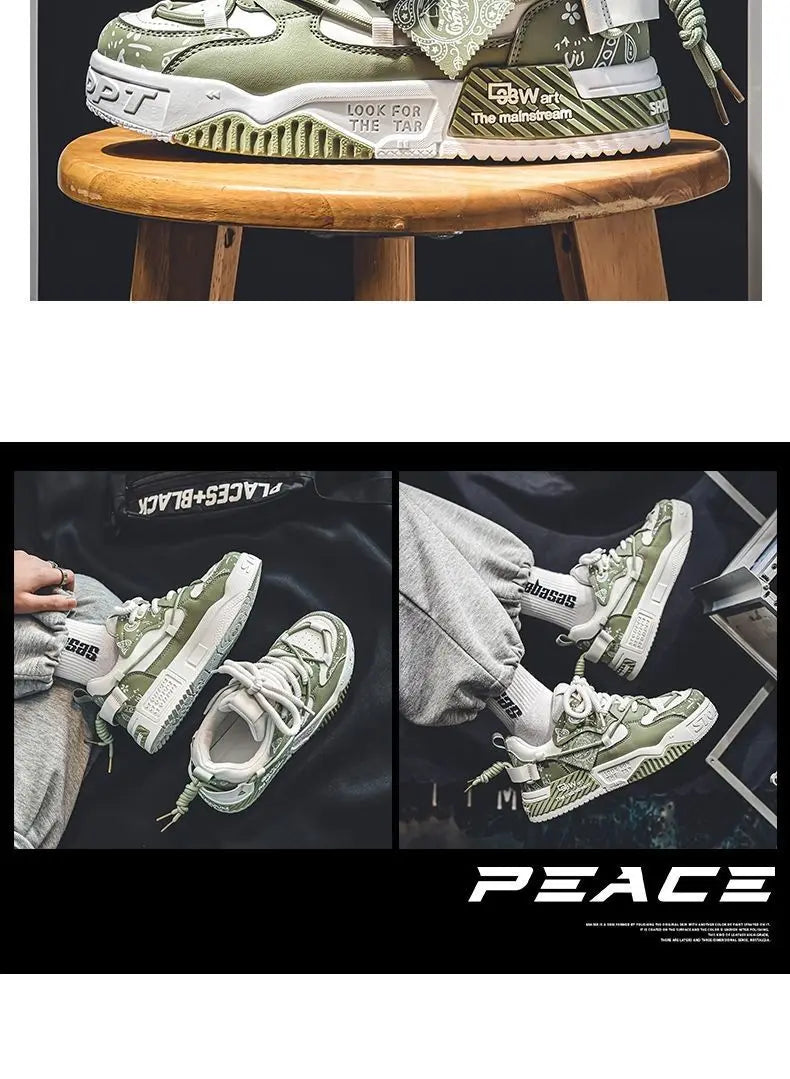 Men's Sneakers Trendy Skateboard Shoes Autumn New Casual Shoes Designer Platform Running Shoes for Men Tennis Zapatillas Hombre