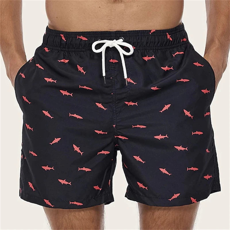 Men Beach Shorts 3D Print Summer Swimwear For Men Fashion Casual Male Swimming Trunks Quick Dry Man Surf Board Shorts Beachwear
