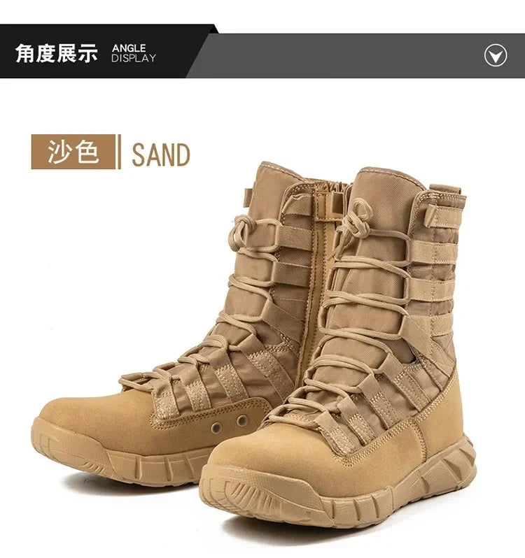 Sport shoes Green Desert Brown Boot Lightweight Training Boots Hiking Boots for Man Male shoes Bota Tenis Masculino Zapatillas