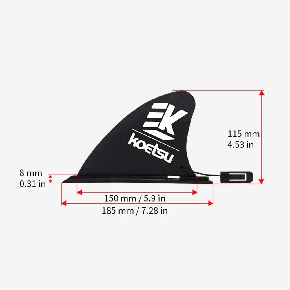 4.5/8/9/9.5/10Inch Surfboard Fin SUP Accessories Stand Up Paddle Board Slide-in Fin Detachable Surf Water Wave Fin Stablizer