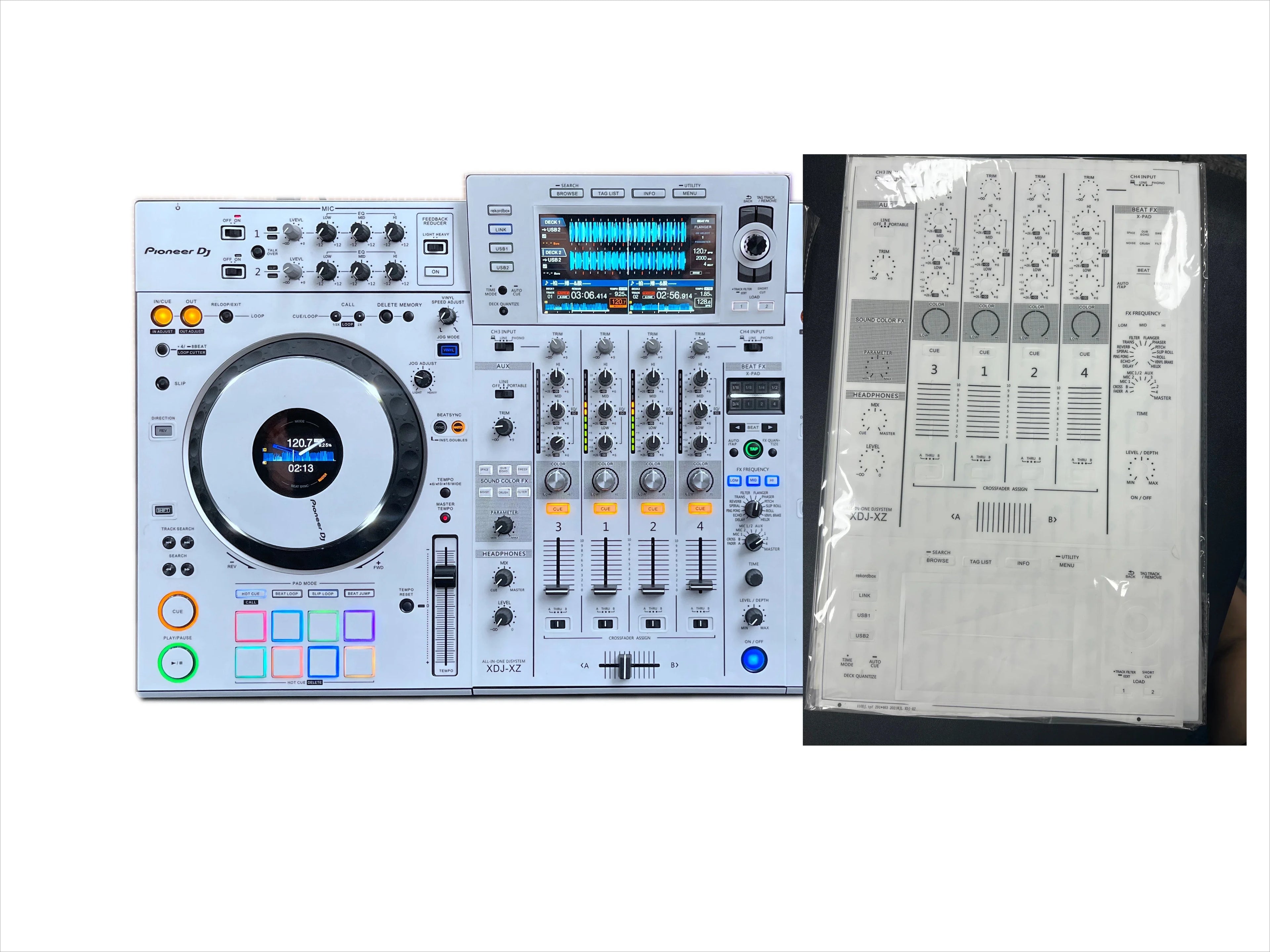 Protector Adhesivo PVC para Pioneer XDJ-XZ - Film Transparente Controlador DJ