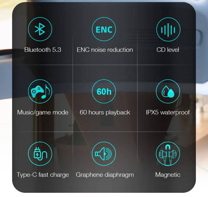 EARDECO Auriculares Deportivos Sport Wireless Headphones With Microphone Bluetooth Fone De Ouvido Sem Fio Inalambicos Headset