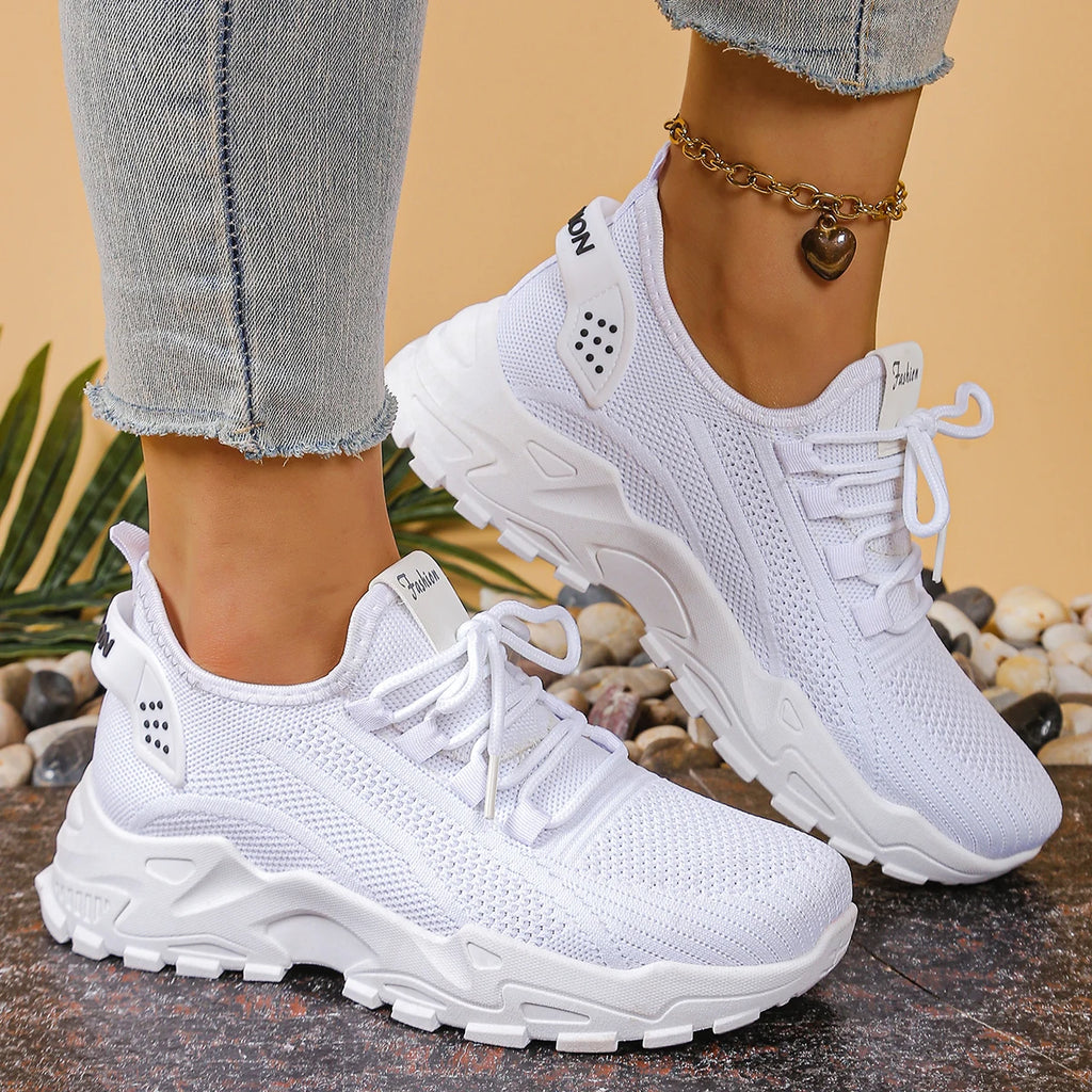 Women's shoes, women's sports shoes 2025 Women's shoes Breathable single-mesh dad shoes Women's casual and versatile sports shoe