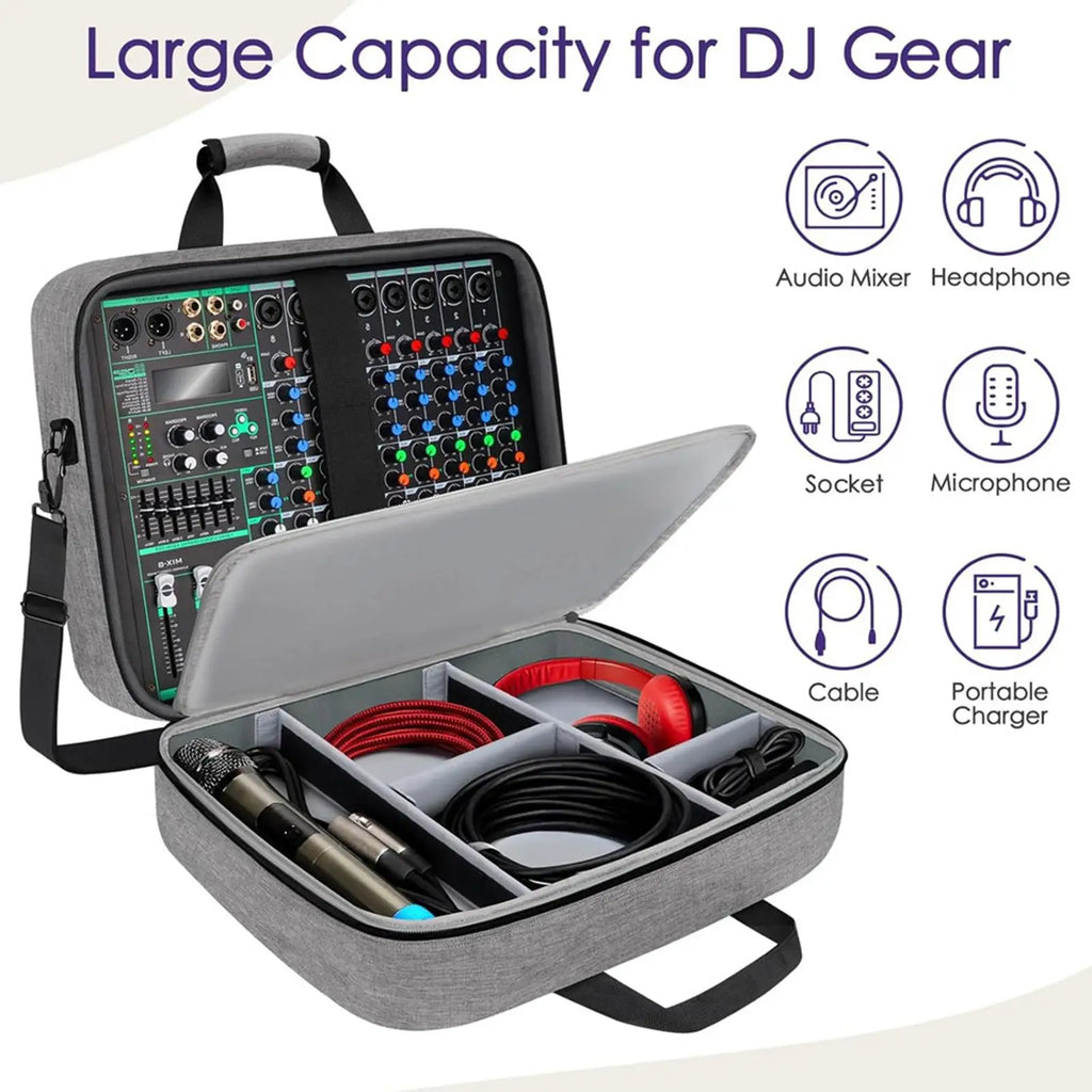 Portable DJ Controller Padded Storage Bags Dustproof Turntables Protective Case Scratch-resistant Sound Instrument Accessories