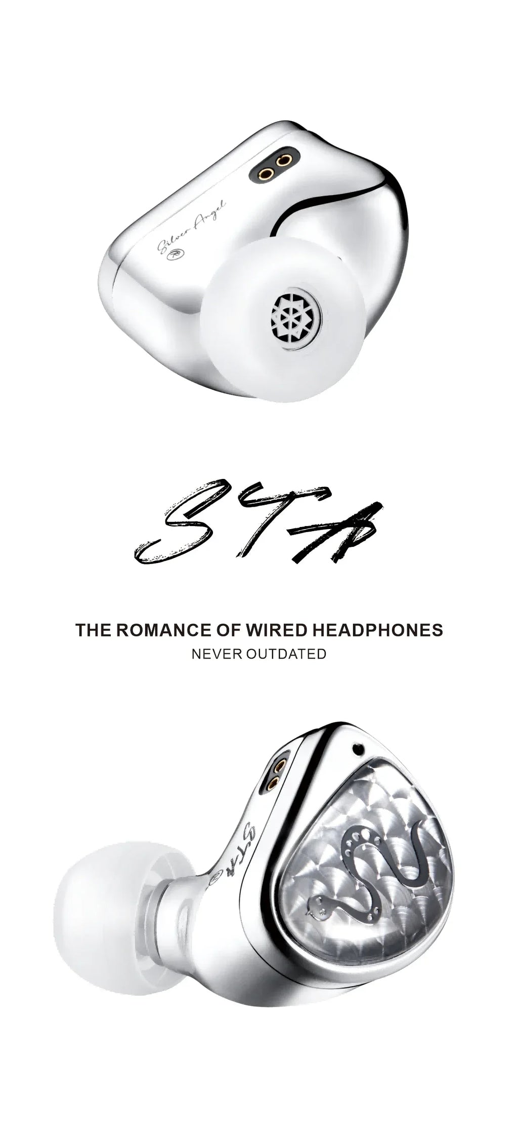 EarAcoustic Audio STA-Hi End IEM Wired HiFi in-ear Earphones 10mm Dual-Magnet Beryllium Driver &amp; 6mm Composite Diaphragm Monitor