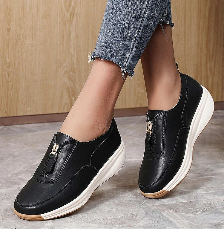 Women's Sports Shoes 2025 New White Shoes Woman Flats Casual Shoes Zapatillas De Mujer Flat Sneakers Casual Footwear Women