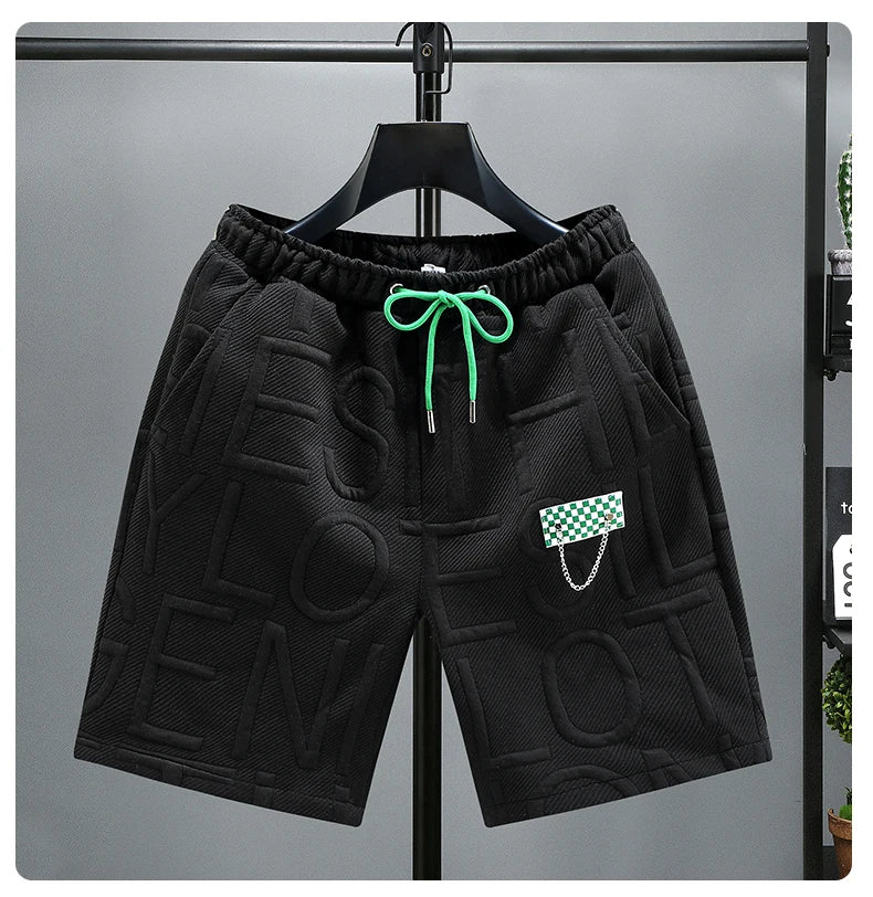 New Fashion knitted Shorts Men Comfortable Elastic Waist Clothing Male Breathable Short Trousers plus size