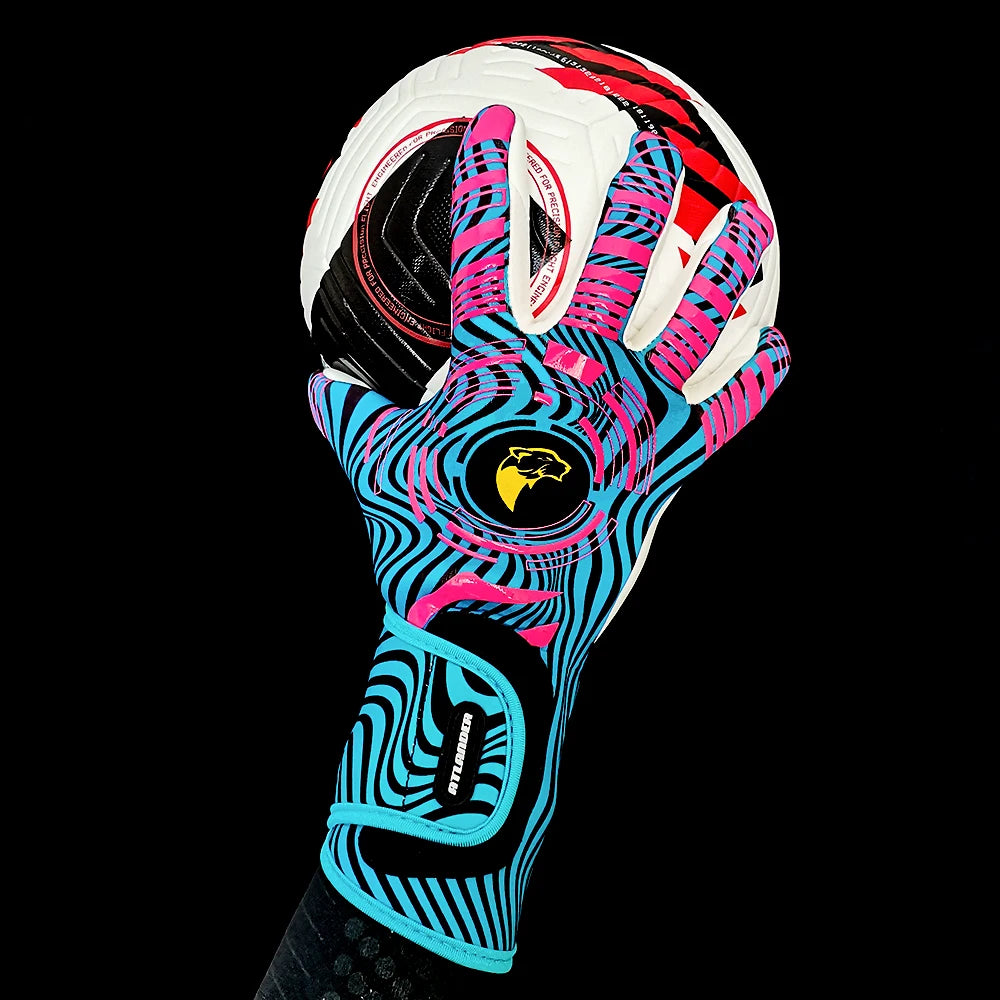 Adults Children Football Goalkeeper Gloves Latex Wear-resistant Sports Gloves Professional Match Anti-slip Soccer Goalie Gloves