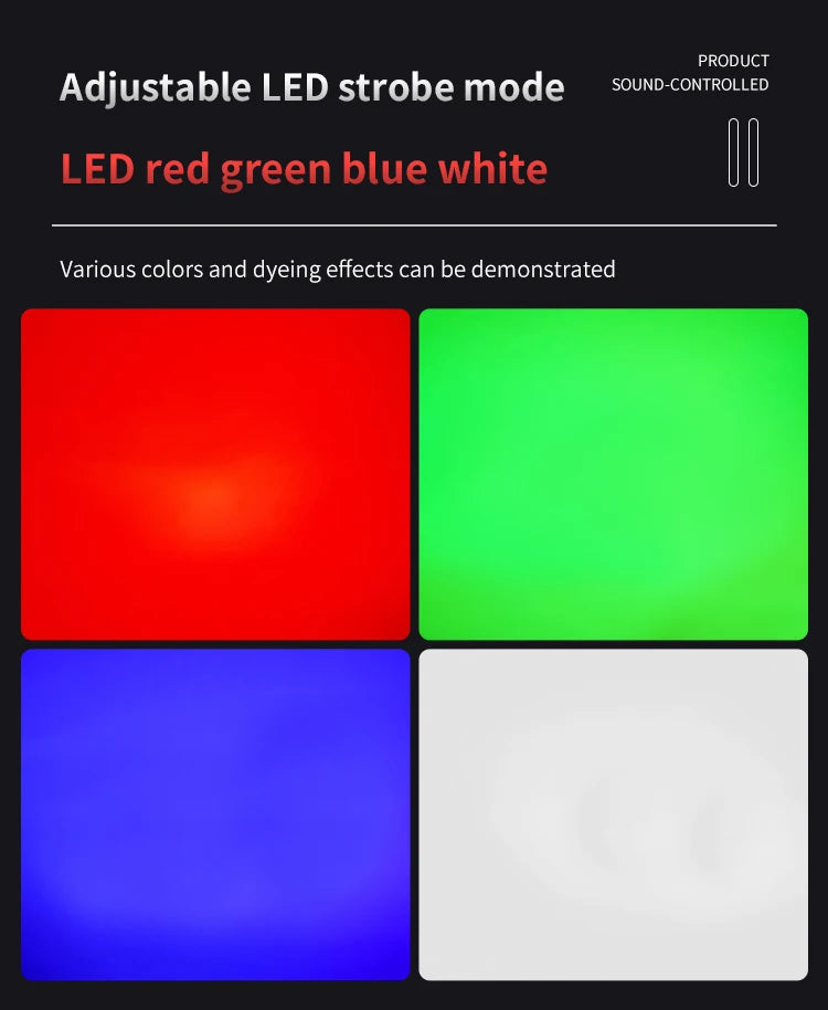 DJ Disco Laser Projection Strobe Light RGB LED Party Lights with DMX Voice Remote Control Bar Holiday Live Show Decor Lighting