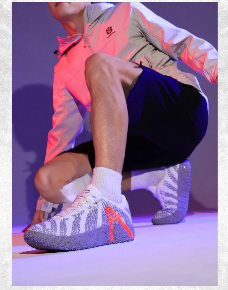 Sports and leisure shoes, men's shoes, marathon oversized air cushioned shoes, fly woven all season rubber, wear-resistant, anti