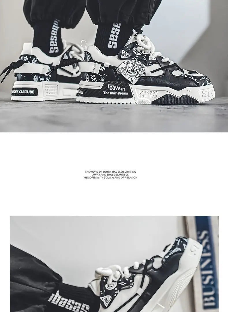 Men's Sneakers Trendy Skateboard Shoes Autumn New Casual Shoes Designer Platform Running Shoes for Men Tennis Zapatillas Hombre