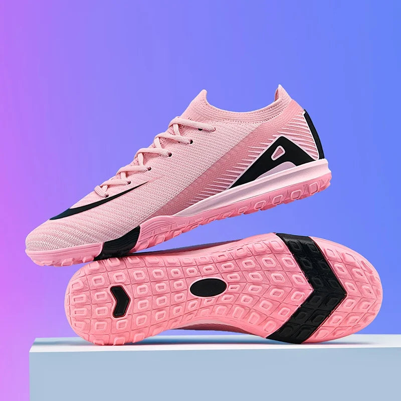 New Men Football Boots Adult Training Sport Soccer Shoes Cleats Boys Outdoor Long Spikes Non Slip Breathable Match Comfortable