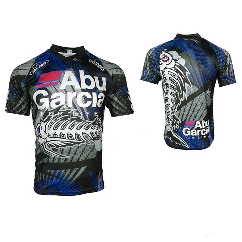 2026 Fishing Suit Summer Surf Long-sleeved Quick-drying Fish Head Casual Shirt Outdoor Running Mountain Bike Jersey