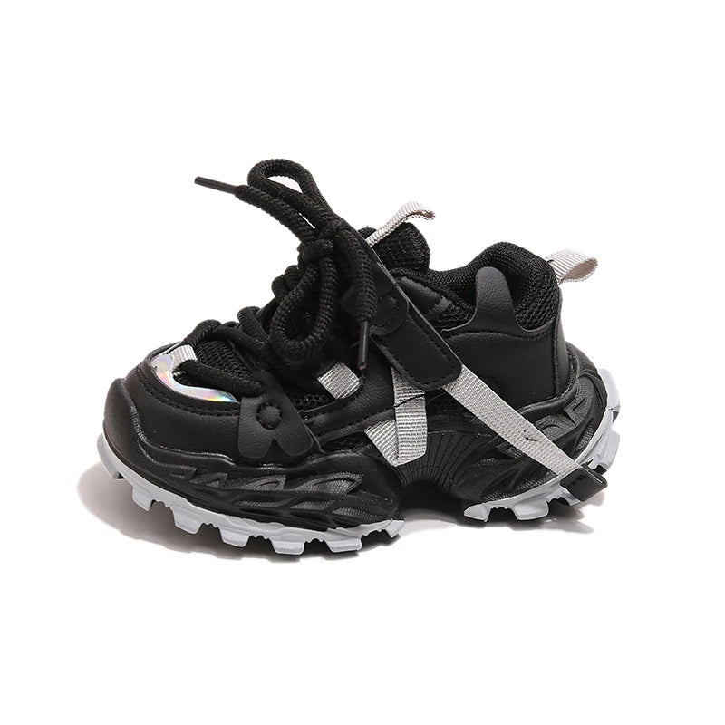 Children's Sports Shoes School New Girls Boys Causal Running Sneakers Non-slip Breathable Kids Fashion Basketball Shoes Platform