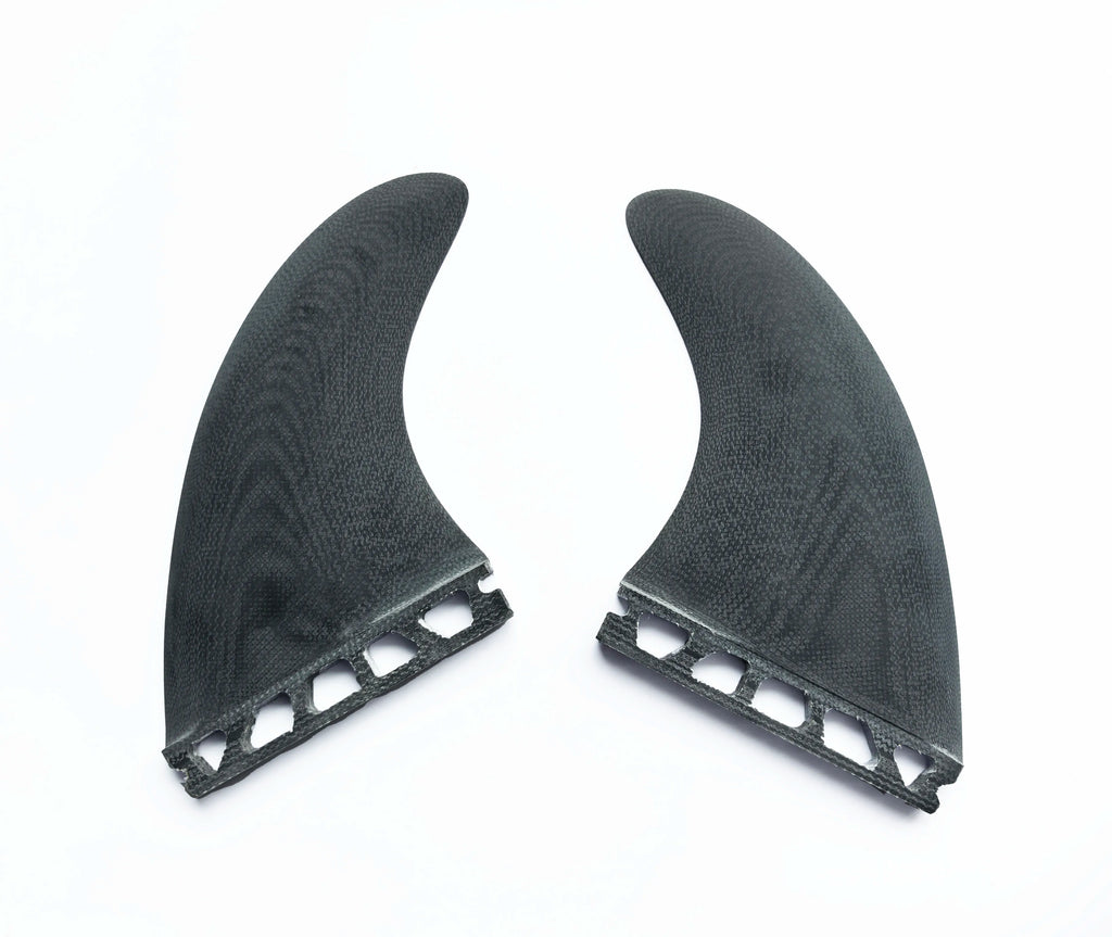 FUTUER Surfboard Fins 2pcs/set Black Surfboard Fins Made of Fiberglass Paddleboard Fins Surfboard Accessories Side Fins High Qua