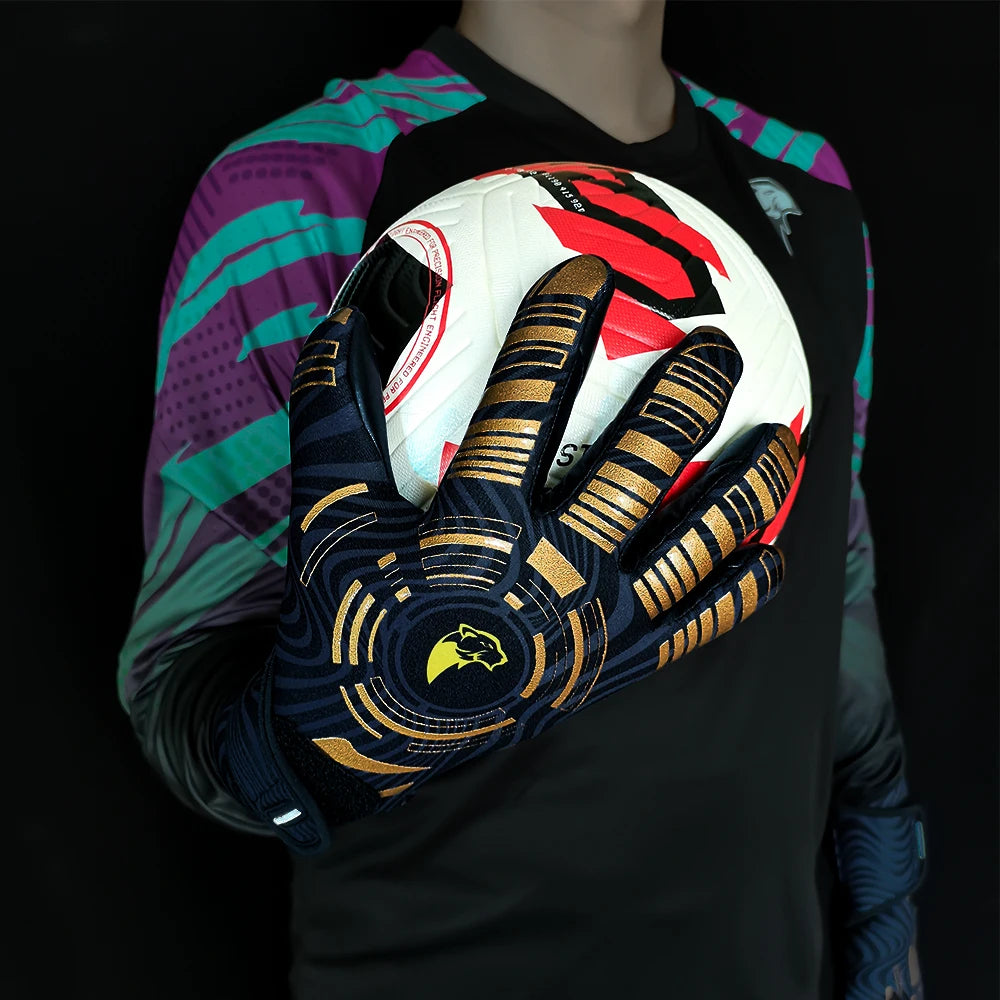 Adults Children Football Goalkeeper Gloves Latex Wear-resistant Sports Gloves Professional Match Anti-slip Soccer Goalie Gloves