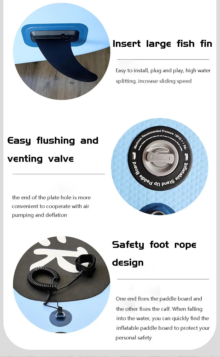 Custom Your Own Surfing Board 11'x32''x6'' SUP Inflatable Stand up Paddle Boards