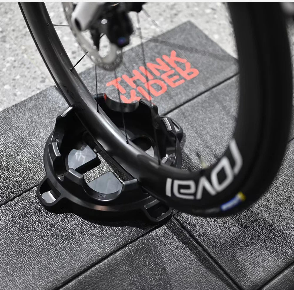 ThinkRider Bike Trainer Front Wheel Block, Suitable for 700C, 26/27.5/29 inch  Tire，Indoor Bike Trainer Stand Front Wheel Holder