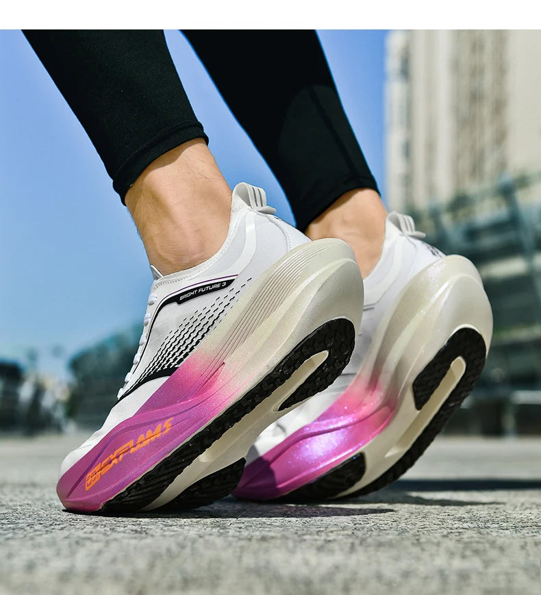 NEW Running Shoes Casual Carbon Board Marathon Men Sports Breathable Lightweight Women's Comfortable Athletic Antiship Sneakers