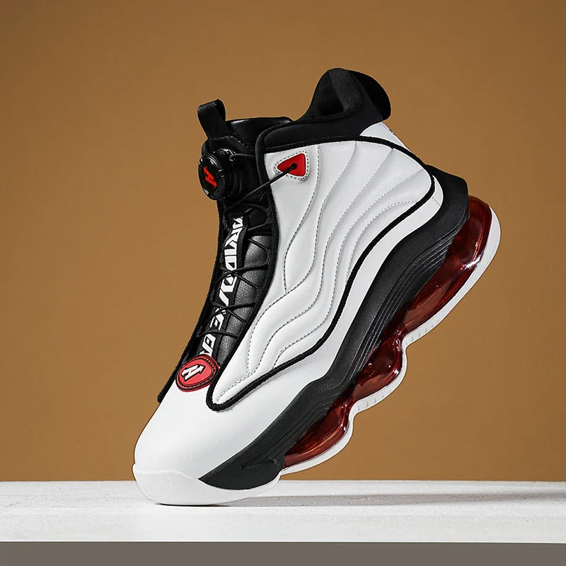 Men's Athletic Basketball Sneakers Breathable Cushioning Non-Slip Wearable Gym Training Running Shoes for Men And Women