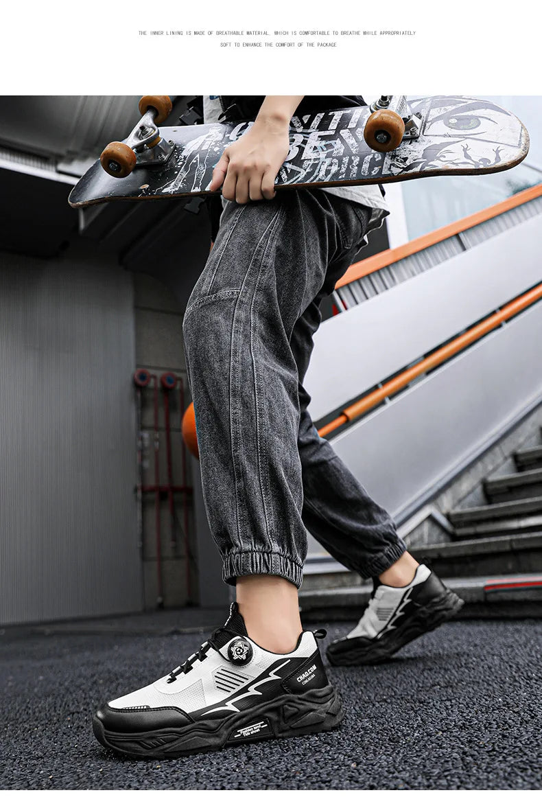 Men Sneakers Four Seasons Tennis Casual Outdoor Platform Running Sports Shoes Comfort Breathable Luxury Designer Non-slip Shoe