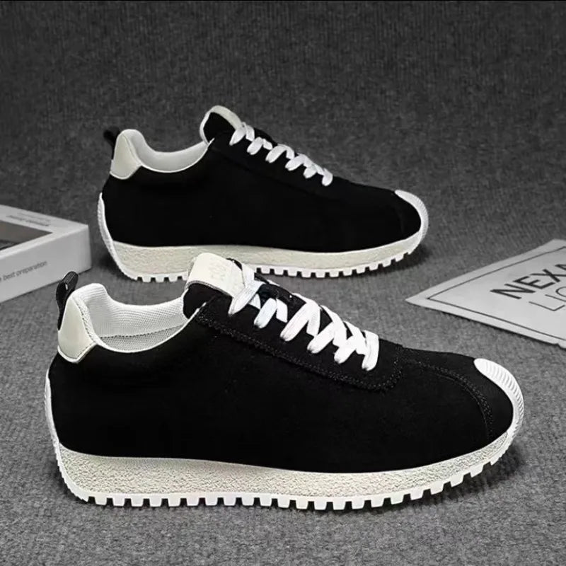 Cross-border Zapatillas Para Hombre Fashion Men Thick Bottom Vulcanize Shoes Classic Comfortable Italian Casual Jogging Sneakers